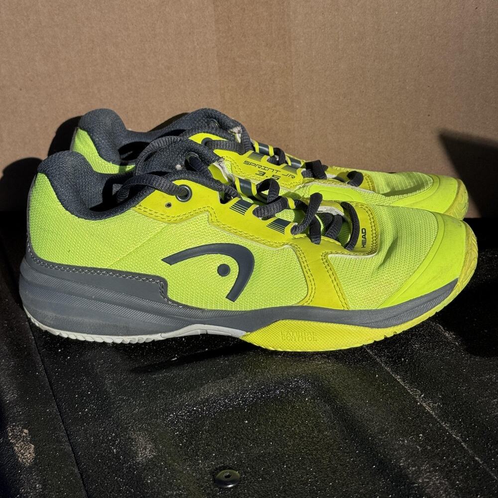Head Sprint 3.5 Junior Shoes Youth 4.5 Neon Yellow Pickleball Tennis‎ 275102